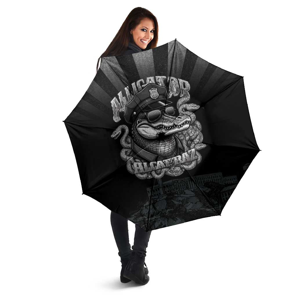 Alligator Alcatraz Police Umbrella Prison Florida Everglades - Wonder Print Shop