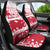 Custom Japan Rugby Car Seat Cover Brave Cherry Blossoms Flying Petals - Wonder Print Shop