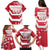 Custom Japan Rugby Family Matching Puletasi and Hawaiian Shirt Brave Cherry Blossoms Flying Petals - Wonder Print Shop