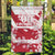 Custom Japan Rugby Garden Flag Brave Cherry Blossoms Flying Petals - Wonder Print Shop