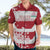 Custom Japan Rugby Hawaiian Shirt Brave Cherry Blossoms Flying Petals - Wonder Print Shop