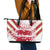 Custom Japan Rugby Leather Tote Bag Brave Cherry Blossoms Flying Petals