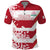 Custom Japan Rugby Polo Shirt Brave Cherry Blossoms Flying Petals - Wonder Print Shop