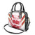 Custom Japan Rugby Shoulder Handbag Brave Cherry Blossoms Flying Petals