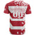 Custom Japan Rugby T Shirt Brave Cherry Blossoms Flying Petals - Wonder Print Shop