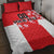 Custom Japan Rugby Quilt Bed Set Seamless Japanese Waves Pattern - Wonder Print Shop