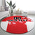 Custom Japan Rugby Round Carpet Seamless Japanese Waves Pattern