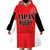 Custom Japan Rugby Wearable Blanket Hoodie Seamless Japanese Waves Pattern - Wonder Print Shop