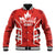 Custom Canada Rugby Baseball Jacket Canada Flag Maple Leaf - Wonder Print Shop