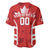 Custom Canada Rugby Baseball Jersey Canada Flag Maple Leaf - Wonder Print Shop