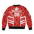 Custom Canada Rugby Bomber Jacket Canada Flag Maple Leaf - Wonder Print Shop