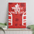 Custom Canada Rugby Canvas Wall Art Canada Flag Maple Leaf - Wonder Print Shop