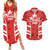 Custom Canada Rugby Couples Matching Summer Maxi Dress and Hawaiian Shirt Canada Flag Maple Leaf - Wonder Print Shop