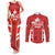 Custom Canada Rugby Couples Matching Tank Maxi Dress and Long Sleeve Button Shirt Canada Flag Maple Leaf - Wonder Print Shop