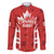 Custom Canada Rugby Family Matching Long Sleeve Bodycon Dress and Hawaiian Shirt Canada Flag Maple Leaf - Wonder Print Shop