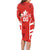 Custom Canada Rugby Family Matching Long Sleeve Bodycon Dress and Hawaiian Shirt Canada Flag Maple Leaf - Wonder Print Shop