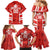 Custom Canada Rugby Family Matching Mermaid Dress and Hawaiian Shirt Canada Flag Maple Leaf - Wonder Print Shop