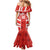 Custom Canada Rugby Family Matching Mermaid Dress and Hawaiian Shirt Canada Flag Maple Leaf - Wonder Print Shop