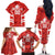 Custom Canada Rugby Family Matching Off The Shoulder Long Sleeve Dress and Hawaiian Shirt Canada Flag Maple Leaf - Wonder Print Shop