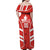 Custom Canada Rugby Family Matching Off Shoulder Maxi Dress and Hawaiian Shirt Canada Flag Maple Leaf - Wonder Print Shop