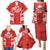 Custom Canada Rugby Family Matching Puletasi and Hawaiian Shirt Canada Flag Maple Leaf - Wonder Print Shop