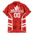 Custom Canada Rugby Family Matching Puletasi and Hawaiian Shirt Canada Flag Maple Leaf - Wonder Print Shop