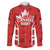 Custom Canada Rugby Family Matching Puletasi and Hawaiian Shirt Canada Flag Maple Leaf - Wonder Print Shop