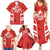 Custom Canada Rugby Family Matching Summer Maxi Dress and Hawaiian Shirt Canada Flag Maple Leaf - Wonder Print Shop