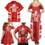 Custom Canada Rugby Family Matching Summer Maxi Dress and Hawaiian Shirt Canada Flag Maple Leaf - Wonder Print Shop