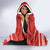 Custom Canada Rugby Hooded Blanket Canada Flag Maple Leaf