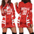 Custom Canada Rugby Hoodie Dress Canada Flag Maple Leaf - Wonder Print Shop