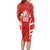 Custom Canada Rugby Long Sleeve Bodycon Dress Canada Flag Maple Leaf - Wonder Print Shop