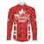 Custom Canada Rugby Long Sleeve Button Shirt Canada Flag Maple Leaf - Wonder Print Shop