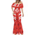 Custom Canada Rugby Mermaid Dress Canada Flag Maple Leaf - Wonder Print Shop