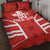 Custom Canada Rugby Quilt Bed Set Canada Flag Maple Leaf