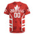 Custom Canada Rugby Rugby Jersey Canada Flag Maple Leaf