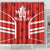 Custom Canada Rugby Shower Curtain Canada Flag Maple Leaf