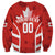 Custom Canada Rugby Sweatshirt Canada Flag Maple Leaf