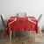 Custom Canada Rugby Tablecloth Canada Flag Maple Leaf