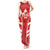 Custom Canada Rugby Tank Maxi Dress Canada Flag Maple Leaf