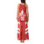 Custom Canada Rugby Tank Maxi Dress Canada Flag Maple Leaf