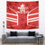 Custom Canada Rugby Tapestry Canada Flag Maple Leaf