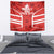 Custom Canada Rugby Tapestry Canada Flag Maple Leaf