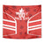 Custom Canada Rugby Tapestry Canada Flag Maple Leaf