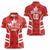 Custom Canada Rugby Women Polo Shirt Canada Flag Maple Leaf