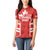 Custom Canada Rugby Women Polo Shirt Canada Flag Maple Leaf