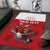 Custom Canada Rugby Area Rug Beaver Riding A Goose - Wonder Print Shop