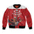 Custom Canada Rugby Bomber Jacket Beaver Riding A Goose - Wonder Print Shop