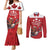 Custom Canada Rugby Couples Matching Mermaid Dress and Long Sleeve Button Shirt Beaver Riding A Goose