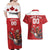 Custom Canada Rugby Couples Matching Off Shoulder Maxi Dress and Hawaiian Shirt Beaver Riding A Goose - Wonder Print Shop